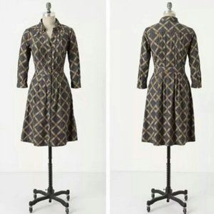 Anthropologie Wightwick Manor shirt dress sz. 4